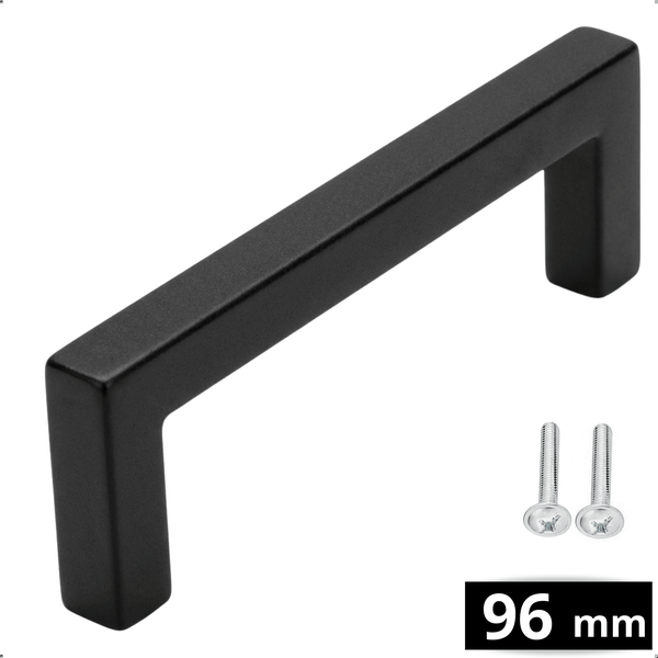 Möbelgriff aus Metall, 96 mm, inklusive Schrauben