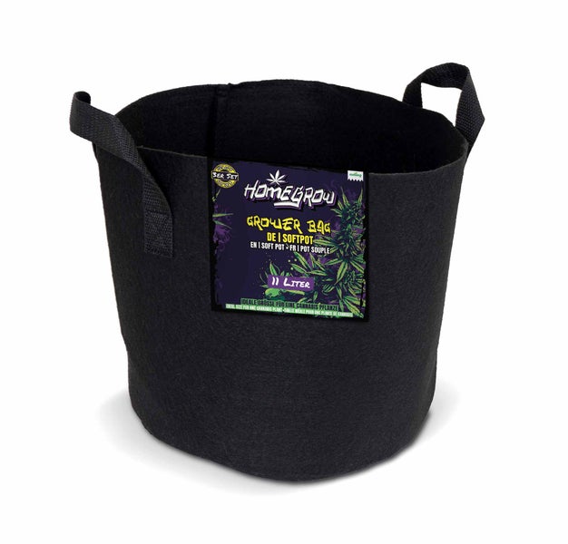 Romberg GROWER BAG Softpot 3er Set 11L für gesundes Wurzelwachstum - Pflanzkübel, Pflanztöpfe, Pflanzsack