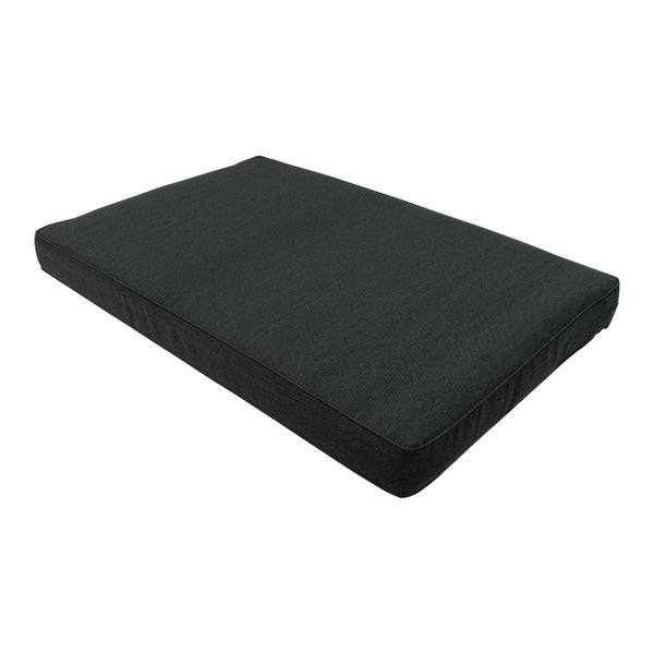 Madison – Lounge-Sitzkissen, dunkelgraues Canvas Eco+ – ca. 120x80 cm