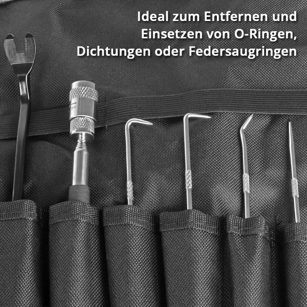 O-Ring Sortiment im schwarzen Werkzeugtaschen-Set