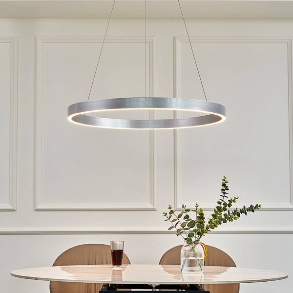Arcchio LED Answin (Modern) in Alu aus Aluminium (1 flammig, ) Wohnzimmerleuchte