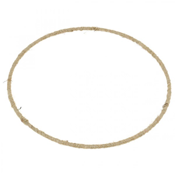 Ring aus Naturhanfseil