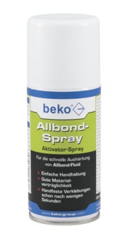 Beko Allbond Spray Aktivator Spray zur schnellen Aushärtung von Klebstoffen in einer Sprühdose.