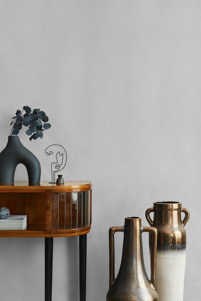 Tapete Weiß Struktur Modern für Wohnzimmer Schlafzimmer Küche MADE IN GERMANY 10,05 x 0,53m