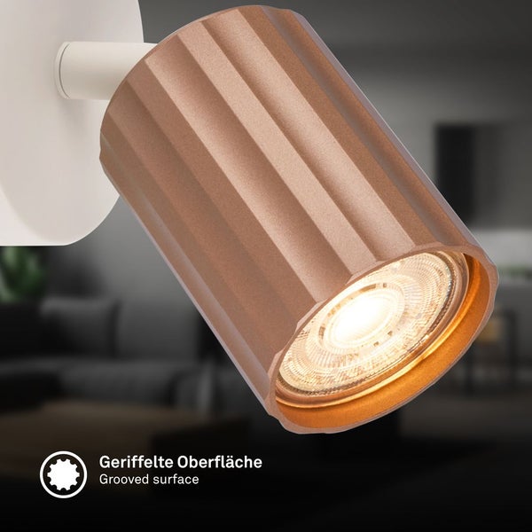 Wandlampe Wandleuchte innen Spotleuchte Leselampe Flur Schwenkbar GU10