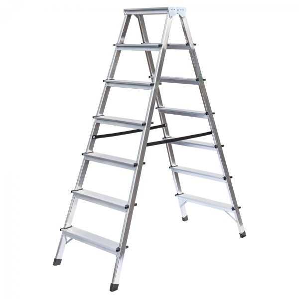 Aluminium Klapptrittleiter mit sieben Stufen