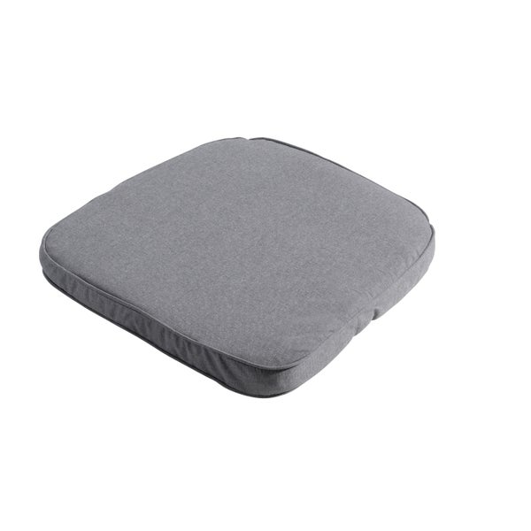 Sitzkissen Wicker Oxford grau - ca. 48x48 cm - 4er-Set