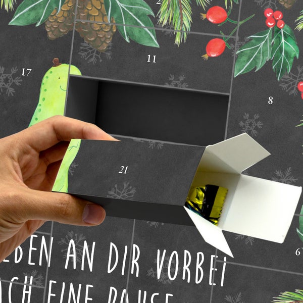 Mr. & Mrs. Panda Befüllbarer Adventskalender Schildkröte Pause - Schwarz