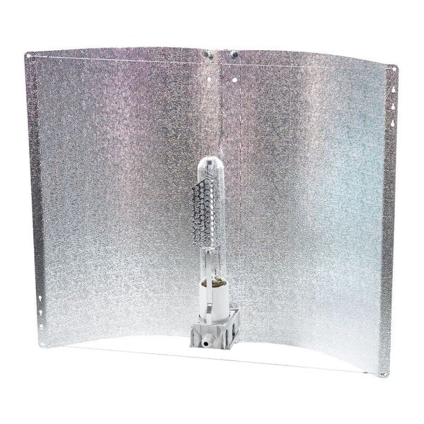 Adjust-A-Wing Reflektor Medium mit Spreader – 50x72x20 cm – Für 250–600W NDL & MH – Effiziente Lichtverteilung, platzsparend & ideal für mittlere Growräume