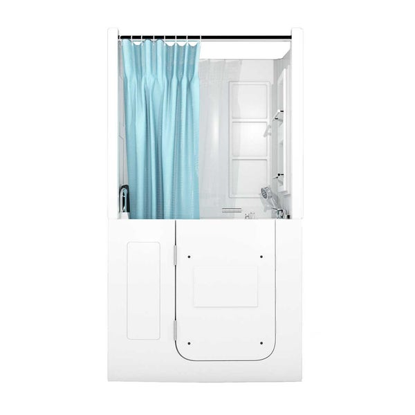 Seniorendusche Wanne Whirlpool S08D-WP-B-L 110x68x205cm