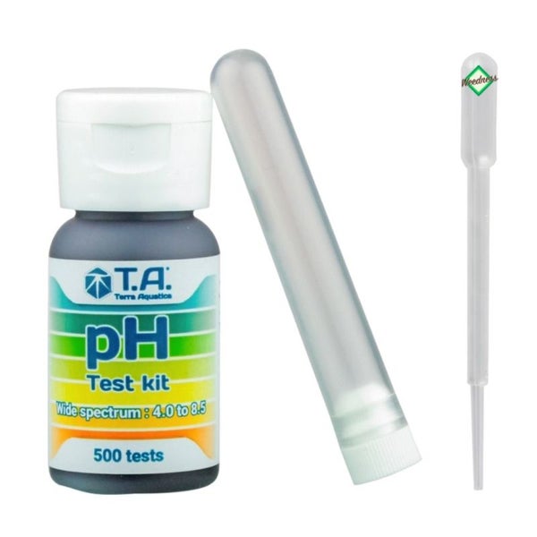 T.A. pH-Teststreifen Set – 500 Tests für Pflanzen, Pool & Boden | Einfache, schnelle & präzise pH-Messung mit Reagenzglas