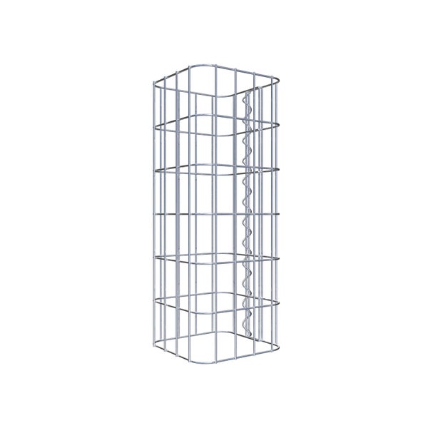 Gabionensäule 22 x 22 cm, MW 5 x 10 cm eckig - Höhe: 0,60 m