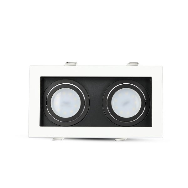 V-TAC VT-886 - LED-Strahler - Einbauleuchte - GU10 - Weiß+Schwarz