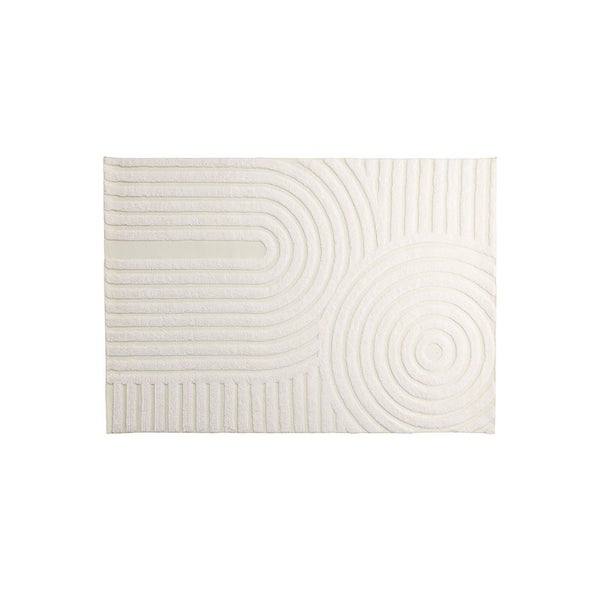Nikita Teppich 290x200cm Weiß. 200 X 290 X 4 cm