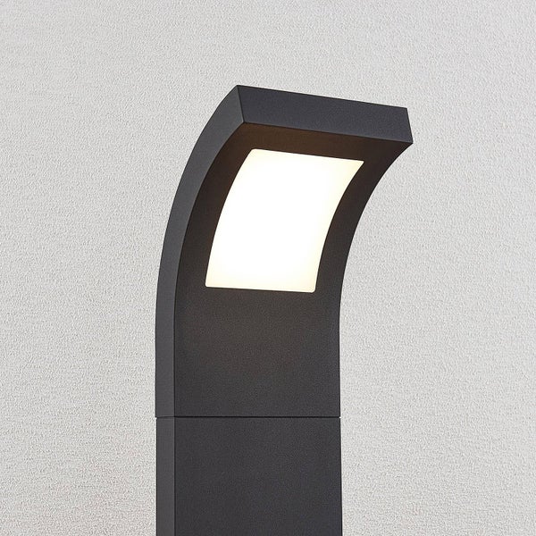 Arcchio LED Wegeleuchte / Pollerleuchte, Höhe: 100 cm Wegelampe spritzwassergeschützt IP65 1x 10,8W Außenleuchte