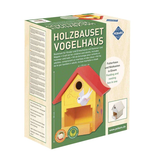PEBARO 466 - Holzbauset Vogelhaus