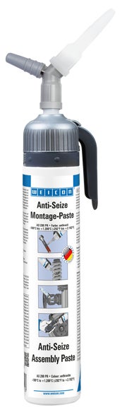 WEICON Anti-Seize Montagepaste | Schmier- und Trennmittelpaste | 200 ml | anthrazit