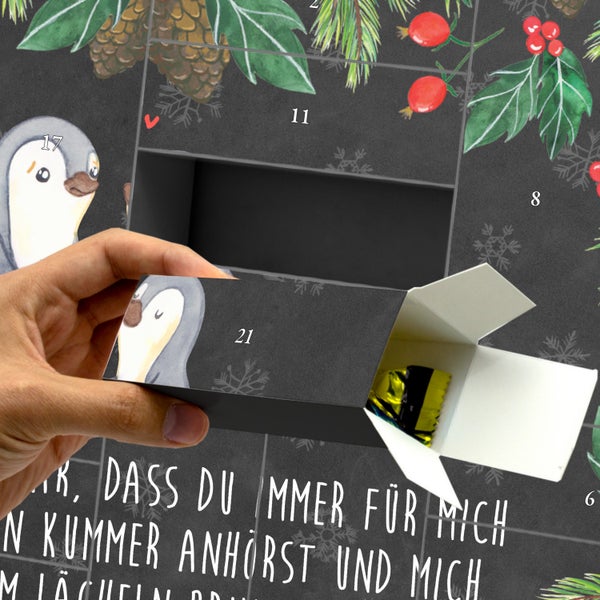 Mr. & Mrs. Panda Befüllbarer Adventskalender Pinguine trösten - Schwarz