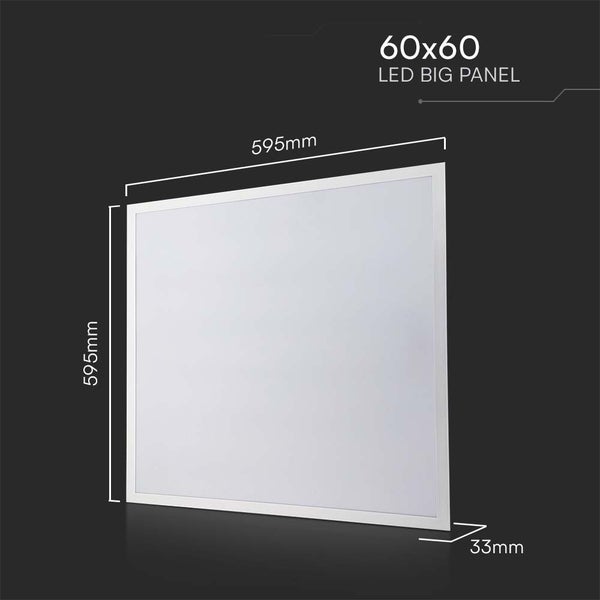 LED-Panel 60x60 mit Größenangaben