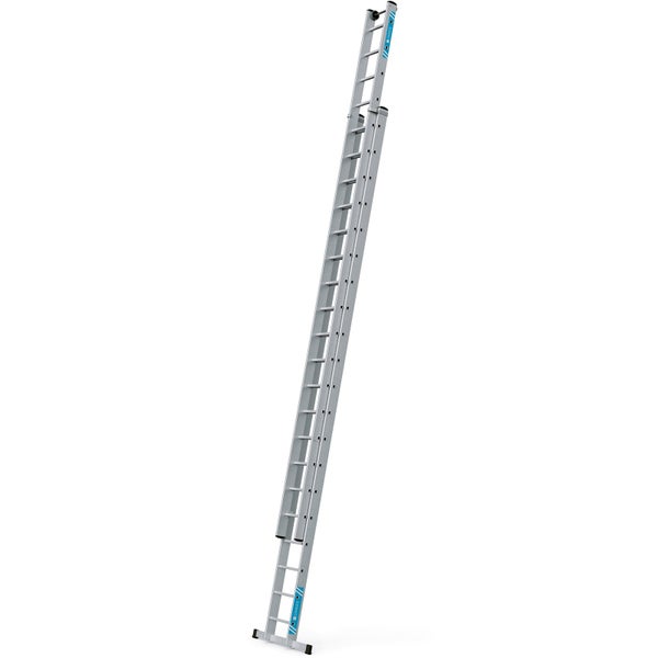 Ausgezogene Mehrzweckleiter aus Aluminium