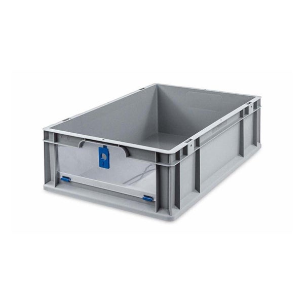 PROREGAL SuperSparSet 5x Eurobox NextGen Insight Cover HxBxT 17 x 40 x 60 34 Liter Niedrig/Blau Eurobehälter Transportbox