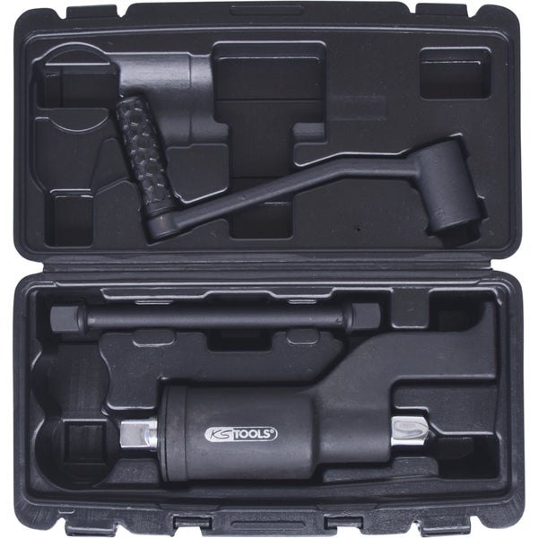 Werkzeugsatz für Traggelenke in einem Werkzeugkoffer