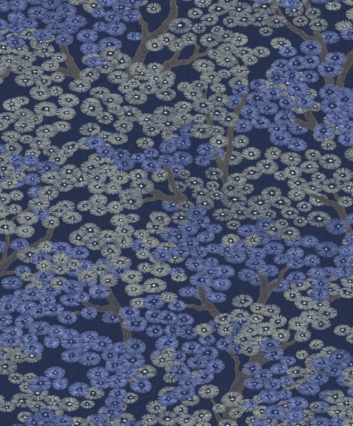 Masureel Tapete Blumen Lila - 53 cm x 10.05 m - 630671