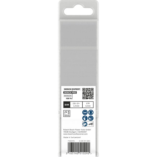 Bosch PRO Window Demolition S611DF Blatt 1,25 x 19 x 150 mm 25-tlg. - 2608657561