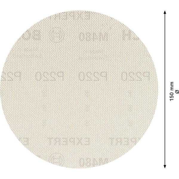 Schleifgitter mit einem Durchmesser von 150 Millimetern