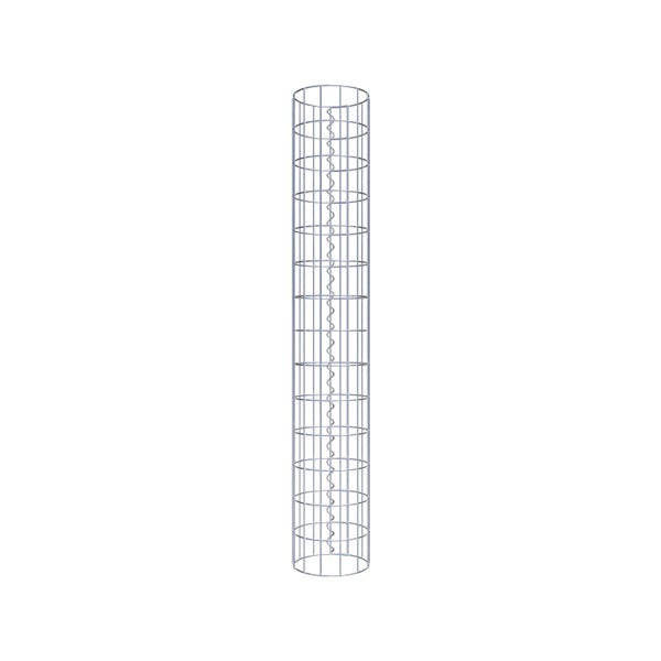 Gabionensäule Durchmesser 22 cm, MW 5 x 10 cm rund - Höhe: 1,40 m