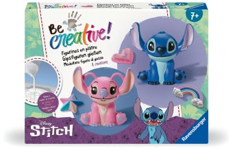 Ravensburger 23877 BeCreative Bastelset Gipsgießen STITCH, DIY für Kinder ab 7 Jahren Maße (B/H): 37,5 x 27,5 cm, Bastelset, Dt/niederländ/engl/frz/ital/span, Be Creative - Disney Stitch