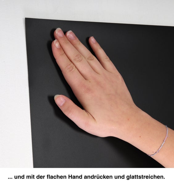 Magnetisch und selbstklebend - Vinyl- Kreidefolie | Magnettafel | Selbstklebende magnetische Tafelfolie grau 50x70cm