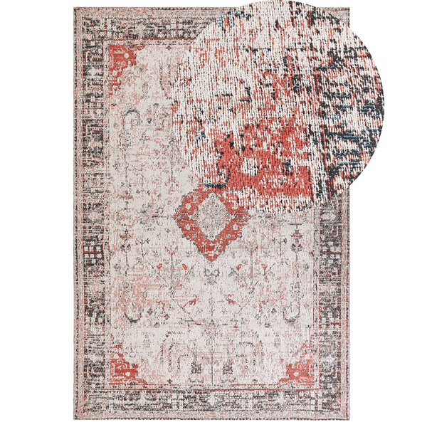 Teppich ATTERA Beige 200 x 300 cm Baumwolle