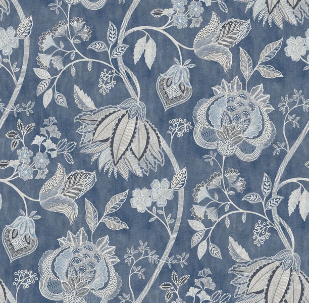 Blumentapete mit floralem Muster