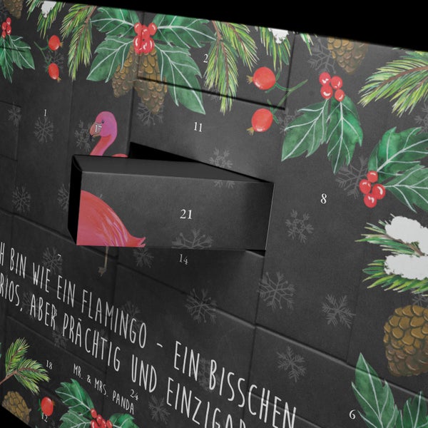 Mr. & Mrs. Panda Befüllbarer Adventskalender Flamingo Classic - Schwarz