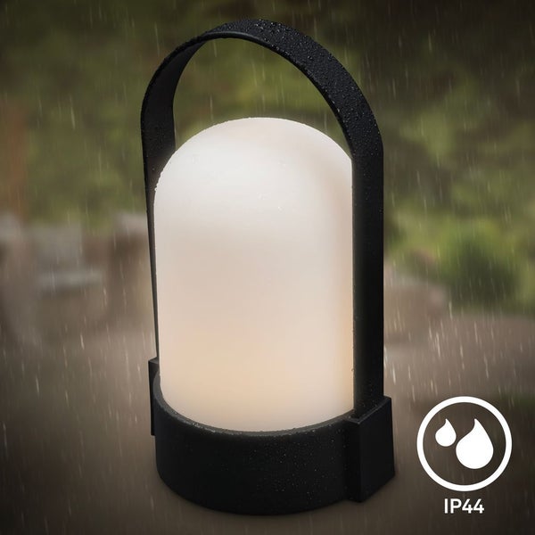 LED Tischlampe Akku LED Tischleuchte Dimmbar Kabellos Touch Terrasse Warmweiß