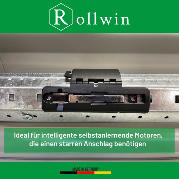 Rollwin 6x Hochschiebesicherung Rolladen starre Wellenverbinder 3-gliedrig Rolladen Aufhänger Clipverbinder für Rolladenmotor starrer Anschlag Einbruchhämmung