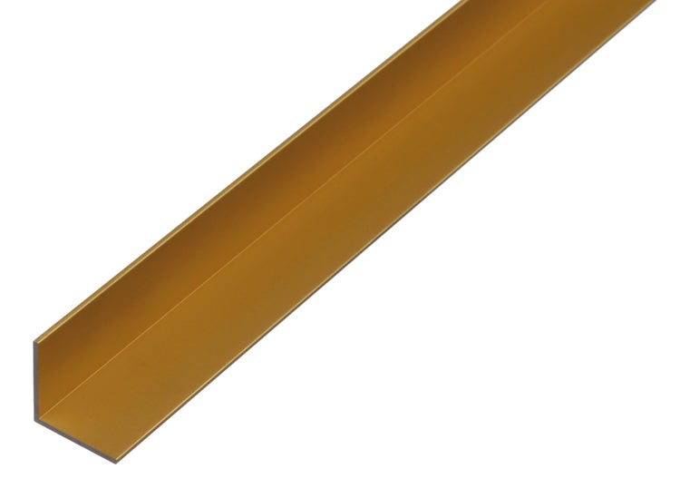 Winkelprofil aus Metall in L Form für Kantenabschlüsse und Schutz