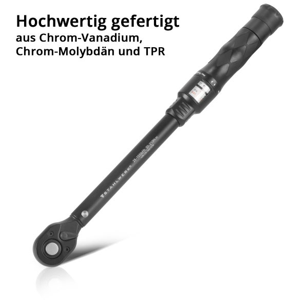 STAHLWERK Drehmomentschlüssel TWS-210 ST 72 Zähne 30-210 Nm 1/2“ Ratsche