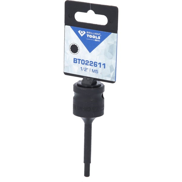 BRILLIANT TOOLS 1/2 Kraft-Bit-Stecknuss XZN M5 - BT022611