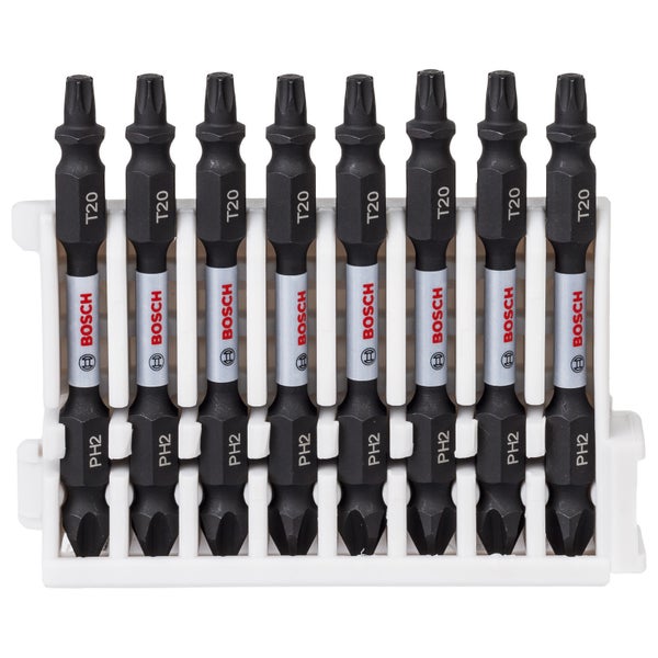 Bosch Schrauberbit-Set Impact Control mit Doppelklinge 8tlg. PH Torx 65 mm - 2608522335