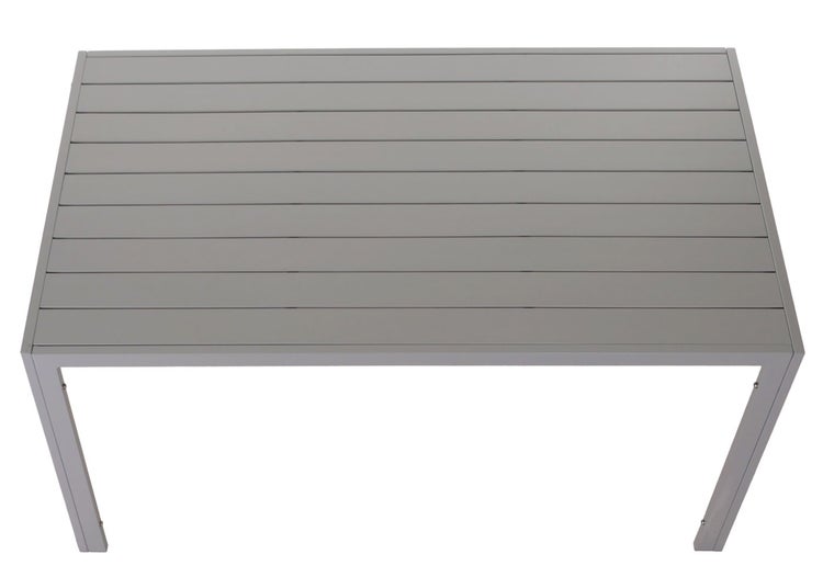 Rechteckiger Gartentisch mit Lattenrosttischplatte