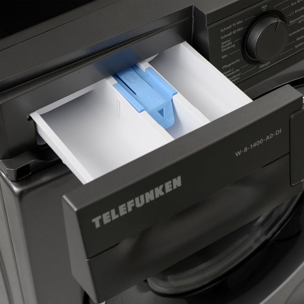 Technische Zeichnung einer Duschkabine mit Maßangaben