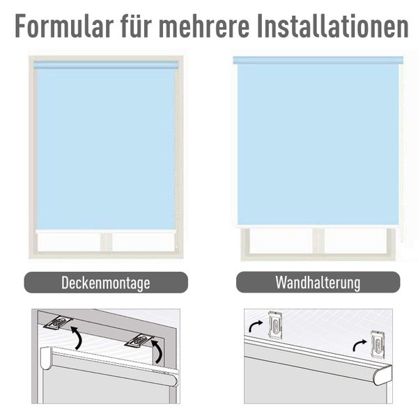 Outsunny Senkrechtmarkise, Vertikalmarkise mit Handkurbel, 250 x 140 cm, Polyesterstoff+Aluminium, Dunkelgrau