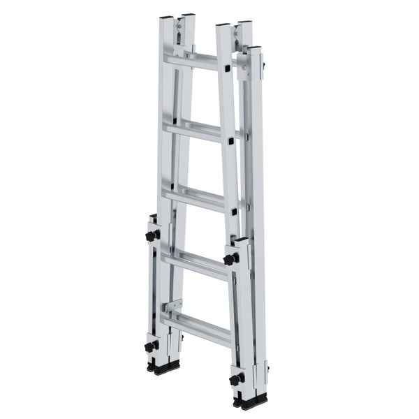 PROREGAL Sprossen-Stehleiter Treppengängig 2 x 5 Sprossen