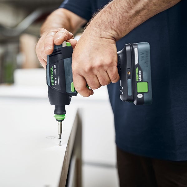 Festool Akku-Bohrschrauber T 18+3 HPC 4,0 I-Set / 2x 4,0 Ah Akku + Ladegerät + Zubehör im Systainer - 577609