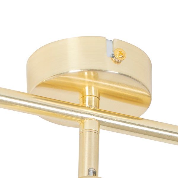 Detailaufnahme einer Deckenleuchte aus Metall