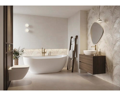 Wandfliese Ares white 29,8x59,8 cm rektifiziert