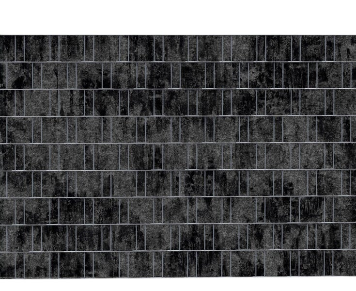 Mosaikfliesen mit dunkler Oberfläche