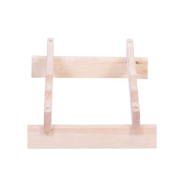 Weinregal VINOTECA FLEX PRO HxBxT 9x46x28cm 4 Flaschen auf 1 Ebene Massives Kiefernholz Natur unbehandelt